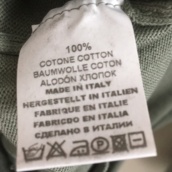 SOLD 🔥Gran Sasso Italy Cotton Crew Neck Sweater - Picture 5 of 6